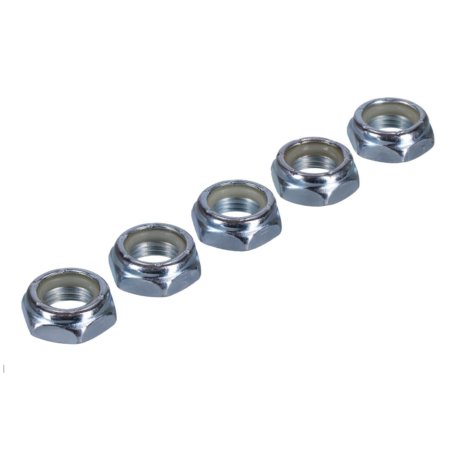 Jam lock nut zinc, 1/2-20, Silver