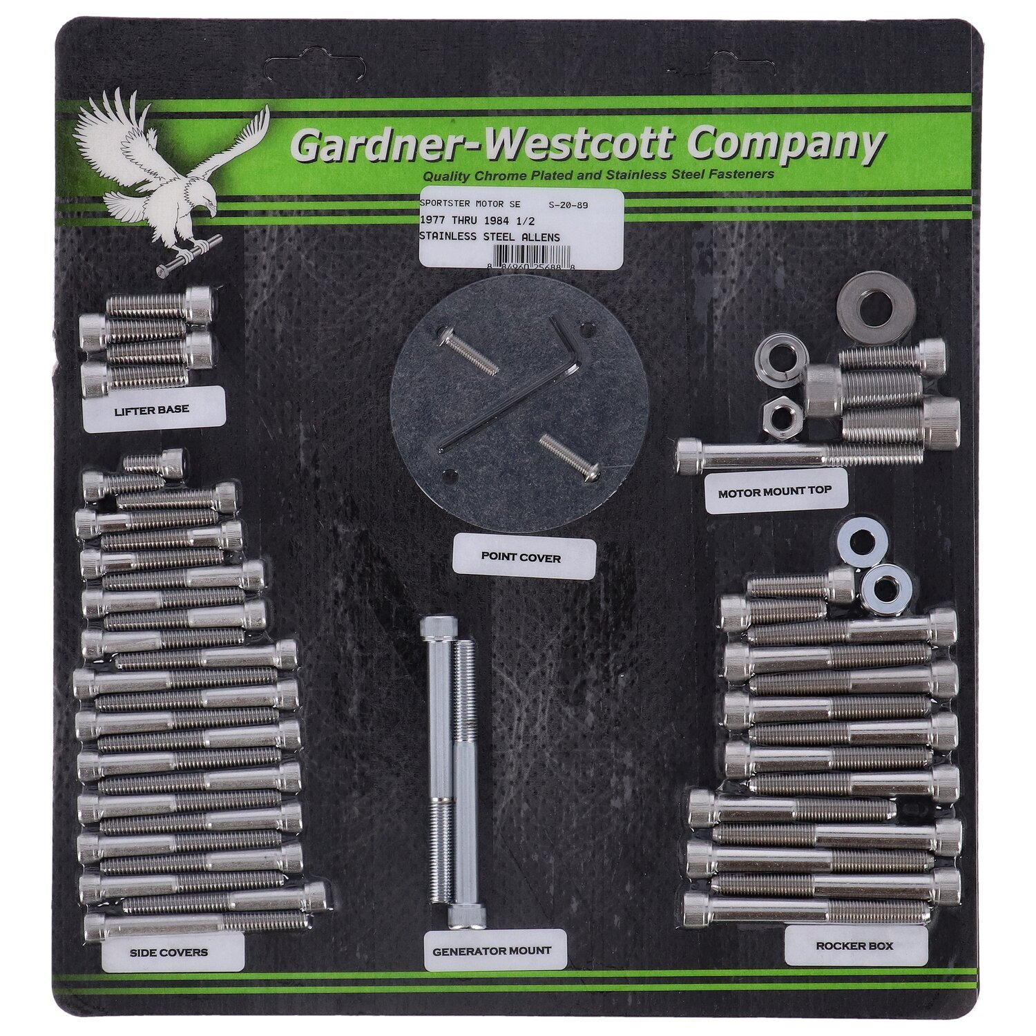 Motor screw set, ss allen, Raw