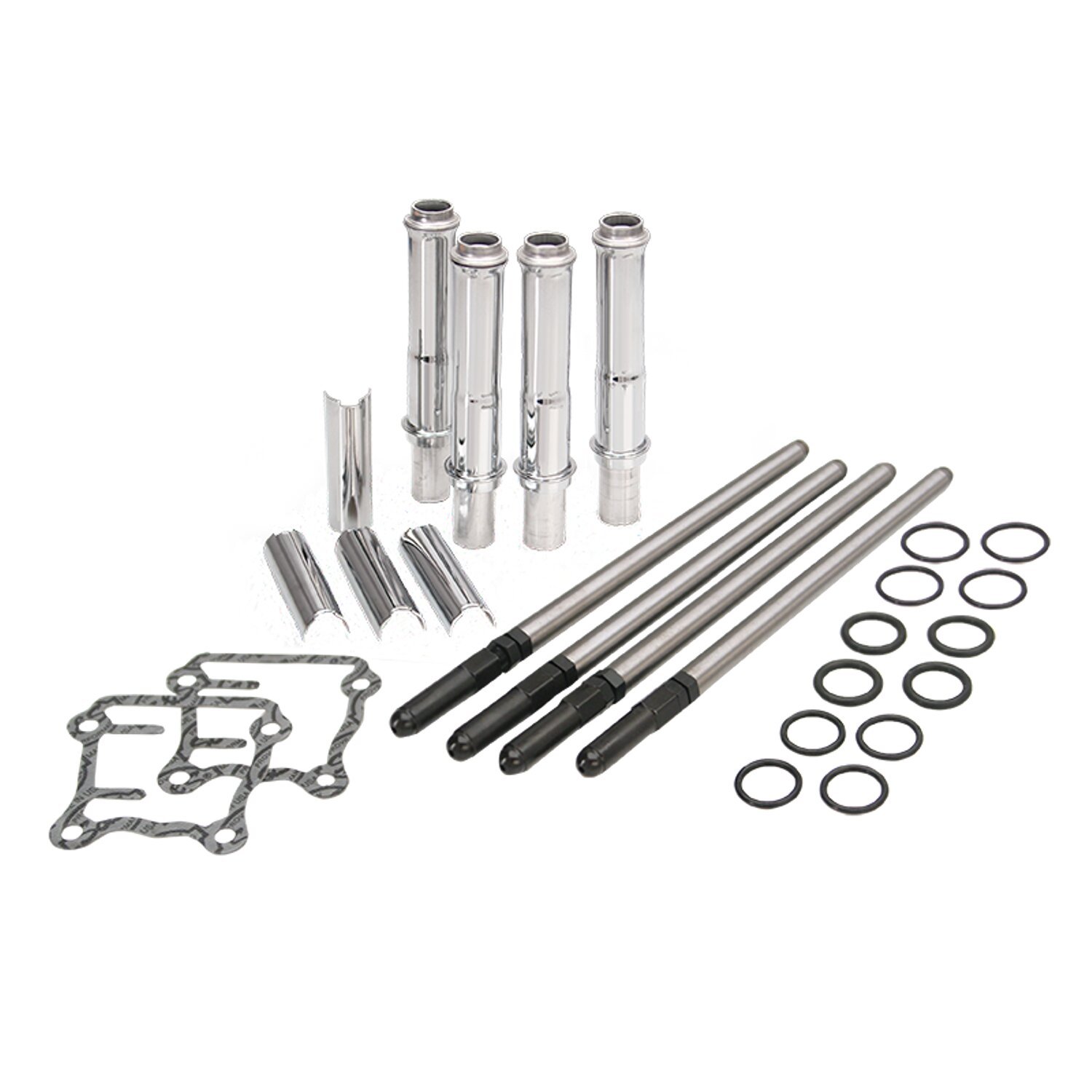 S&S, adj. chromoly pushrod set. Twin Cam -.070"