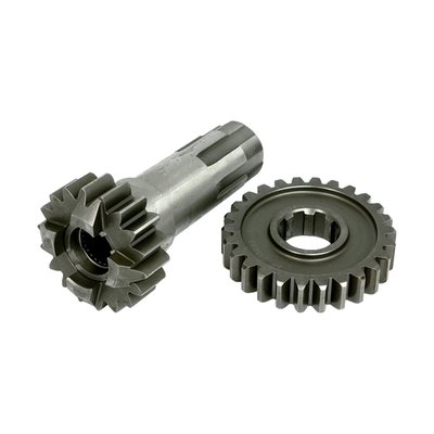 Includes 18T 4th gear mainshaft & 26T 4th gear countershaft instead of stock 17/27 ratio.
Stock 26/18 ratio is used in 87-90 XL models. L79-E84 XL model years are all equipped with a stock 27/17 tooth ratio.
Provides a higher RPM in top gear for more close-ratio shifting.
Race quality has been the Andrews standard for decades. Components you can trust. All are manufactured in the USA from the high alloy nickel steel, ground to precise dimensions, heat treated and shot peened for strength and durability.