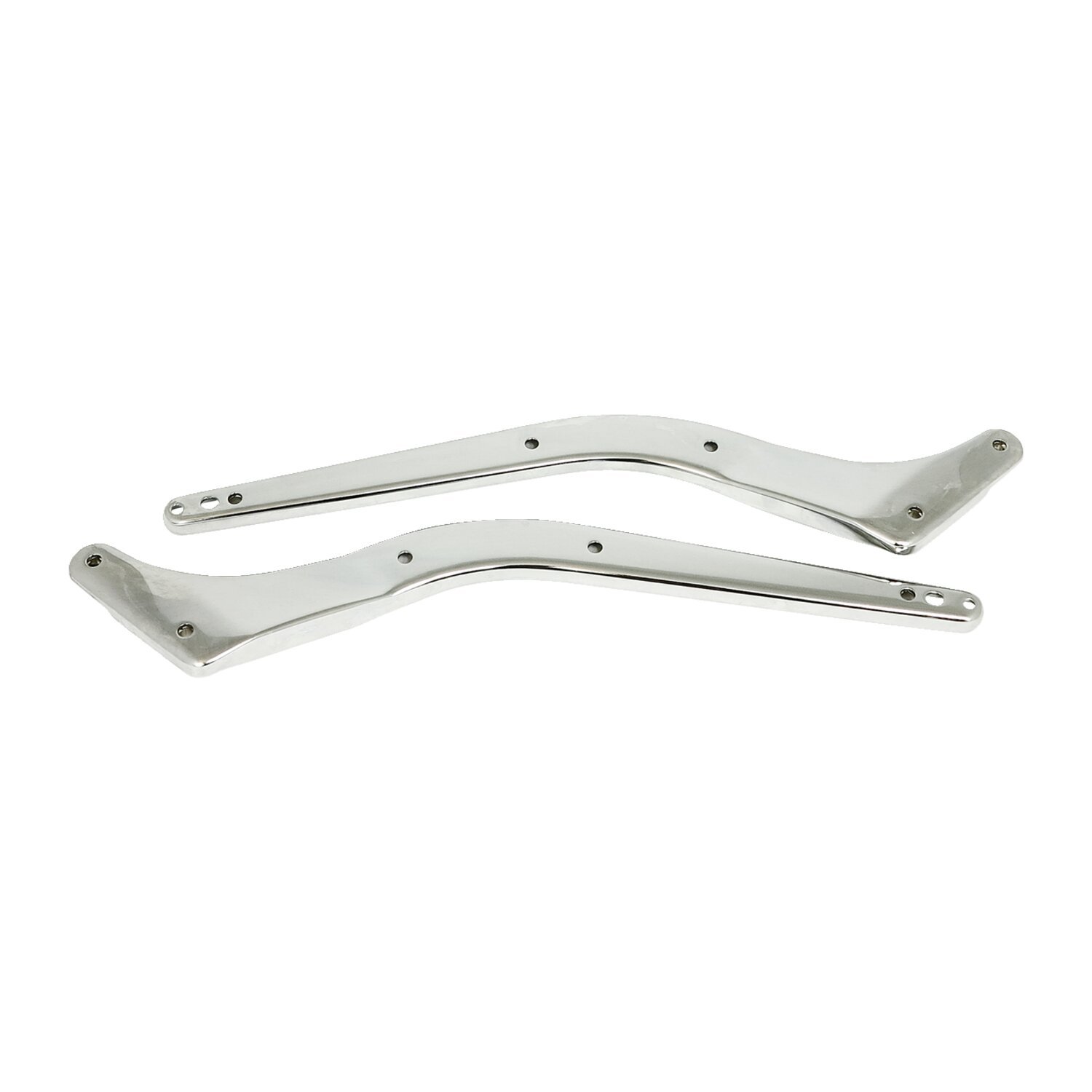 Fender struts, Silver, Chrome