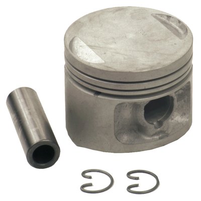 Standard 9:1CR. Perfect for a stock rebuild. Cast type pistons are well know for their low expansion rate. They have a substantial lower price than OEM forged pistons. Kit incl. cast pistons, wirstpins, wristpin clips and Hastings piston rings. 

Note: In any and all applications the technician must be able to judge components for their suitability in combination with the other engine components, prior to installation. It is of importance that a knowledgeable mechanic will install & make adjustments as required. The rider must follow standard break-in and riding procedures for overhauled engines.