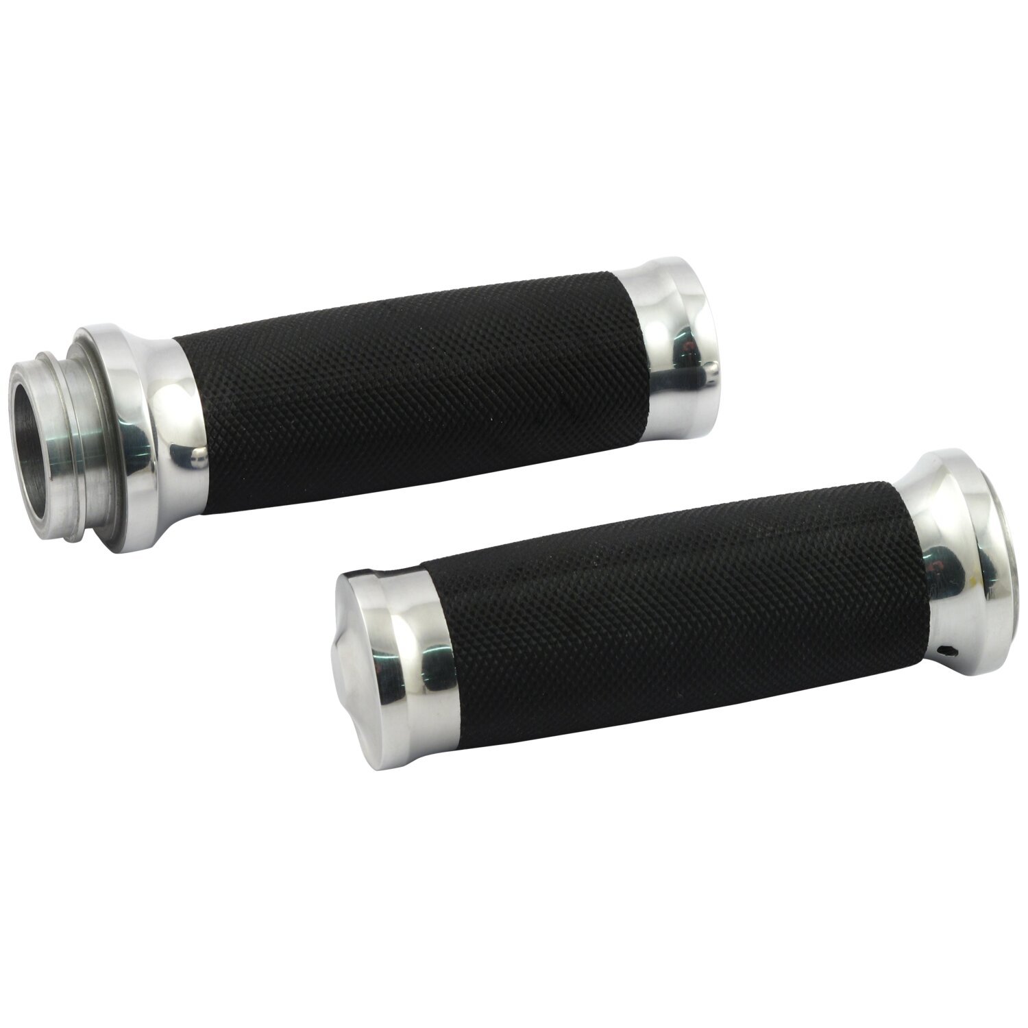 Handlebar grip set, Caliber, Gold, Polished