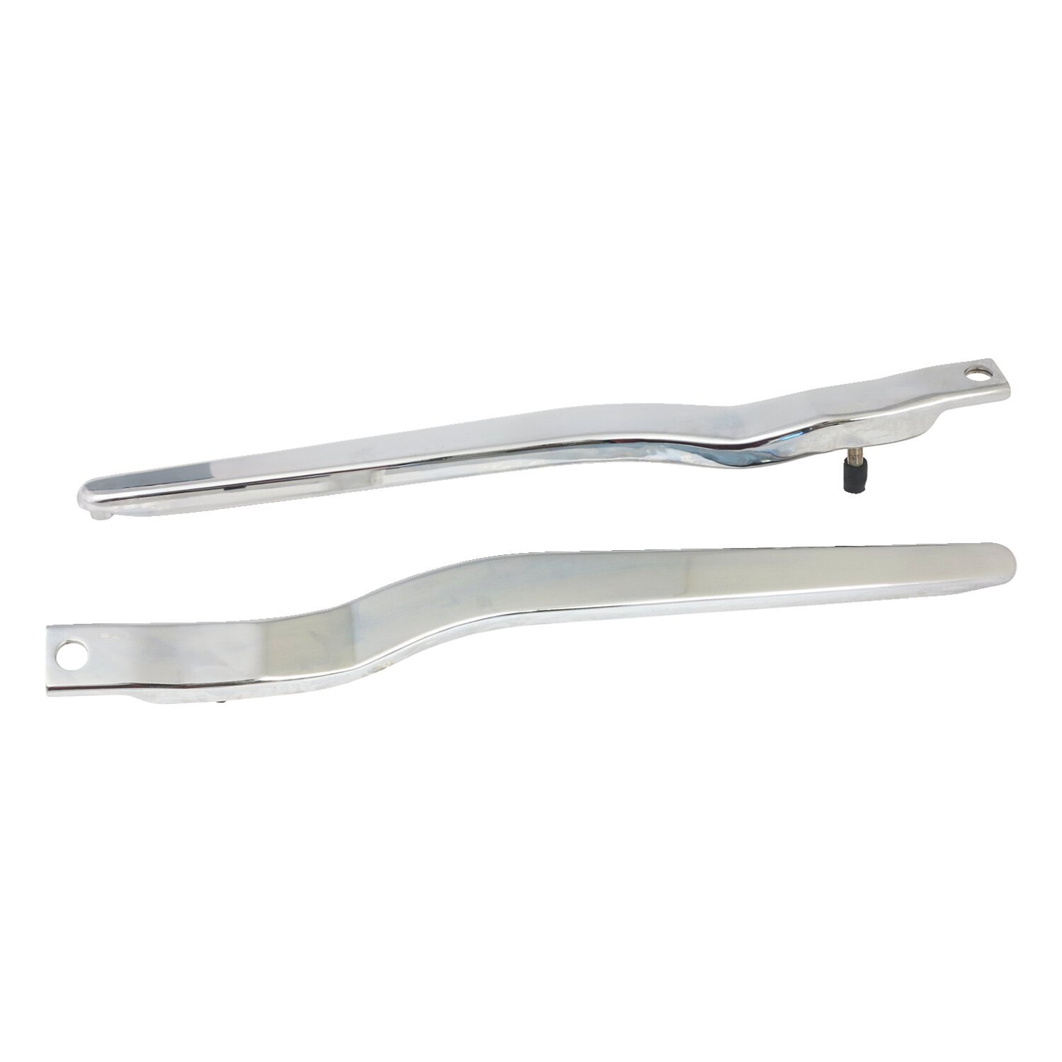 58-84 FL fender struts. Smooth, Chrome