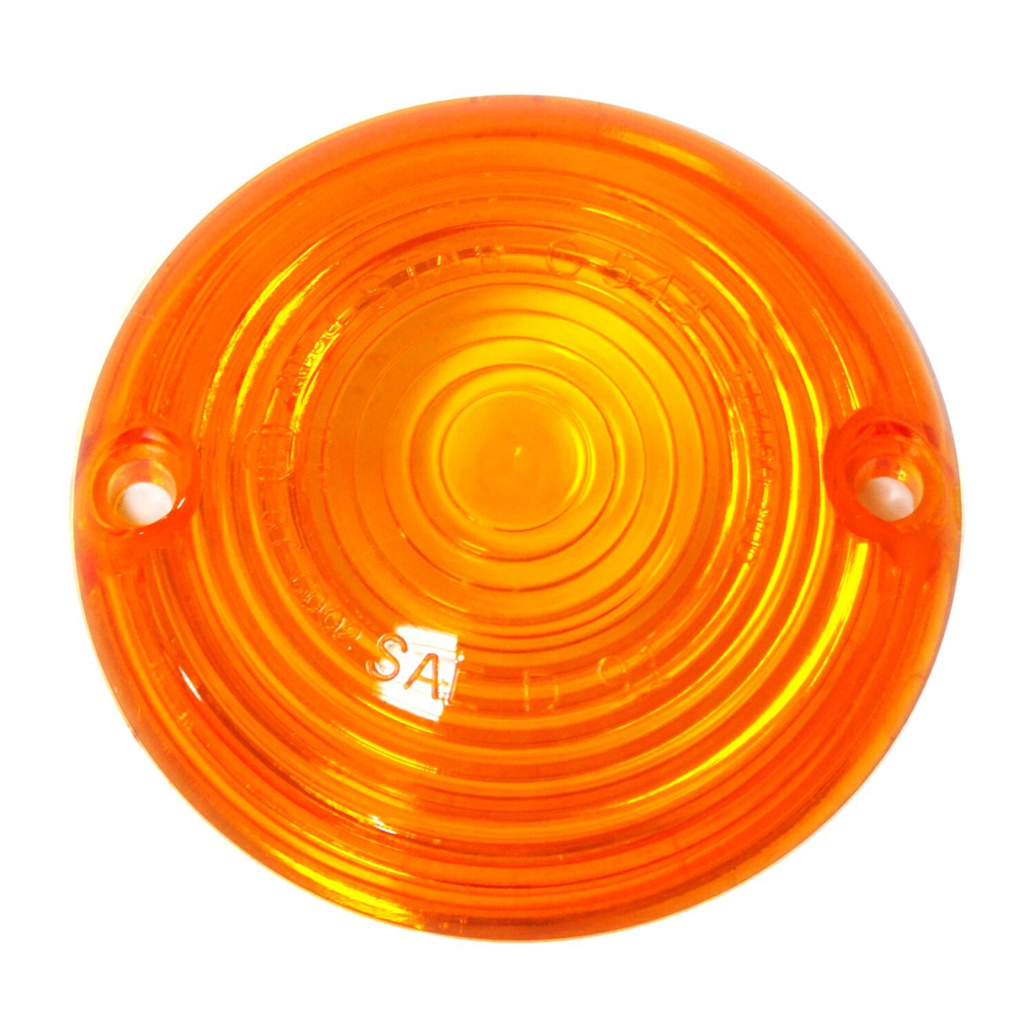 36-85 FL style turn signal replacement lens, amber