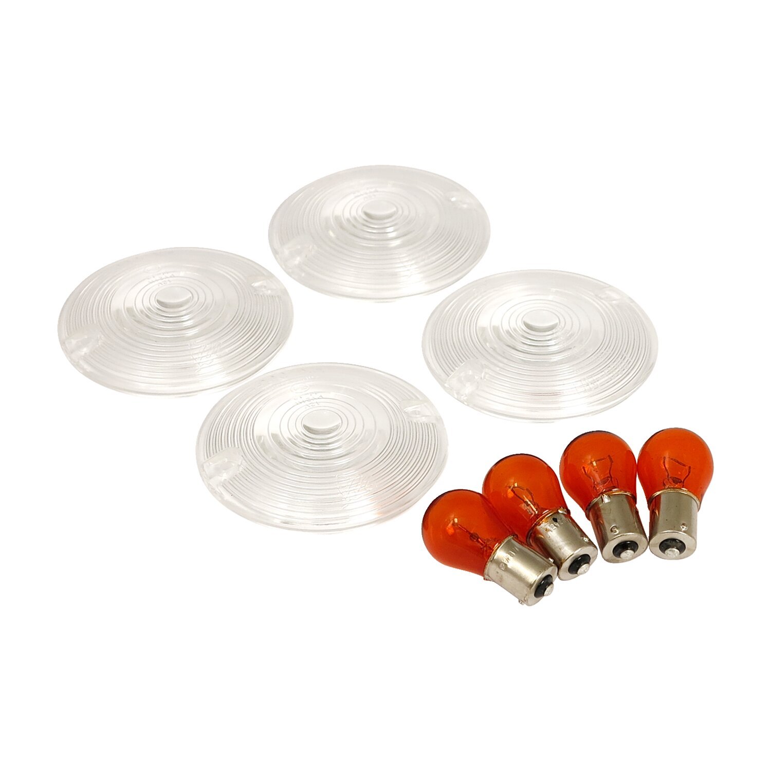 Turn signal flat lens kit, Clear