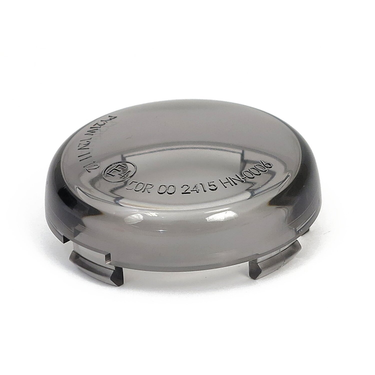 Turn signal lens bullet, smoke