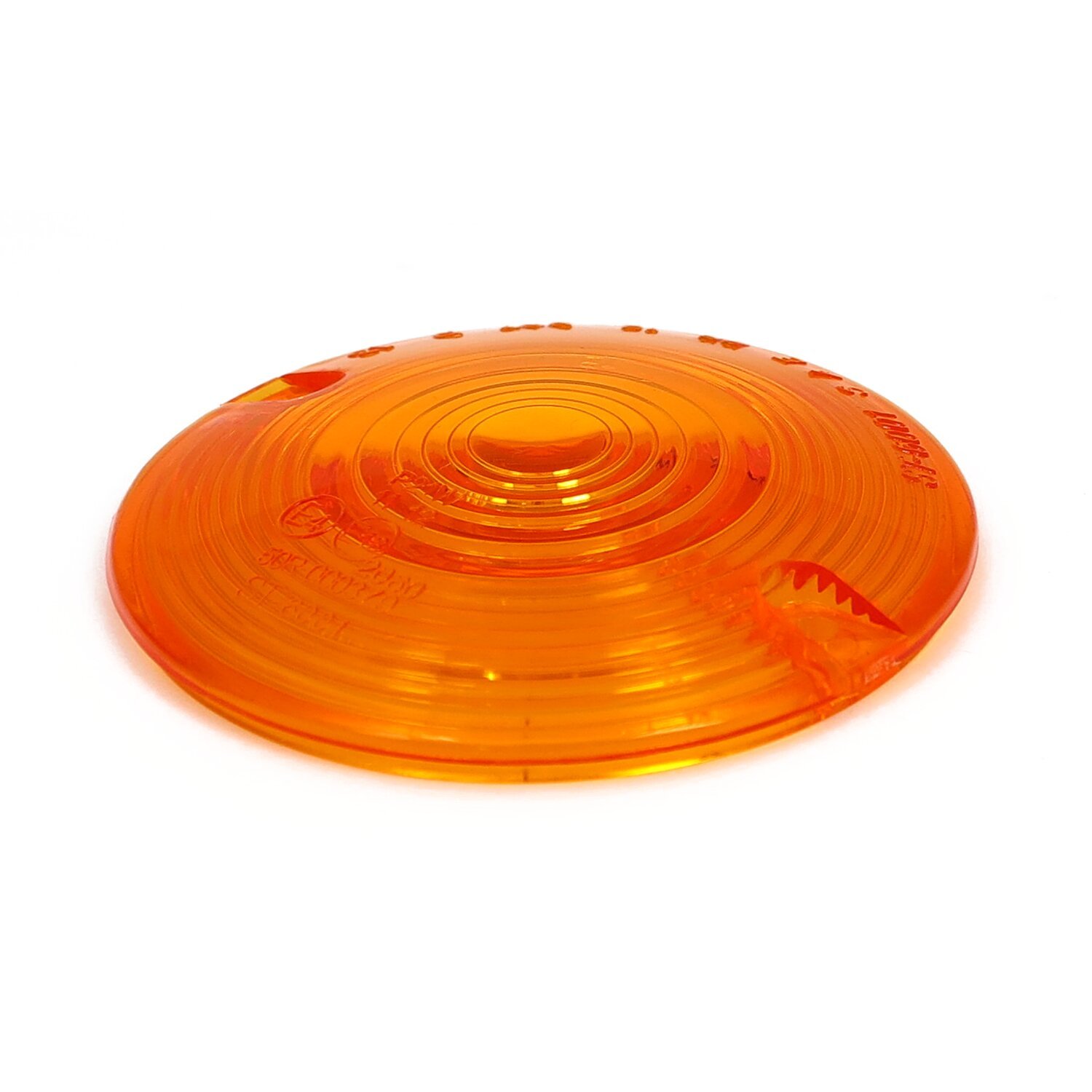 Replacement turn signal lens. flat lens, amber