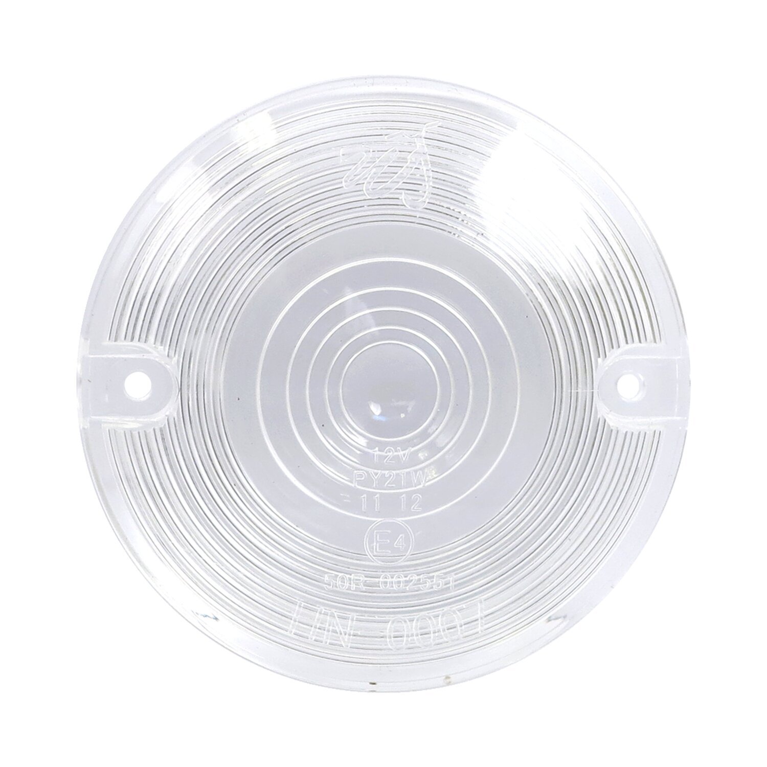 Replacement turn signal lens. flat lens