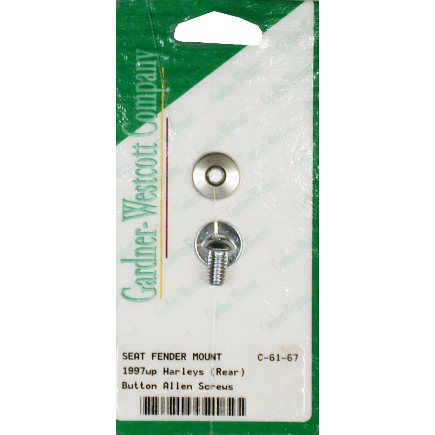 Gardner-Westcott, seat to fender mount kit. 1/4-20, Chrome