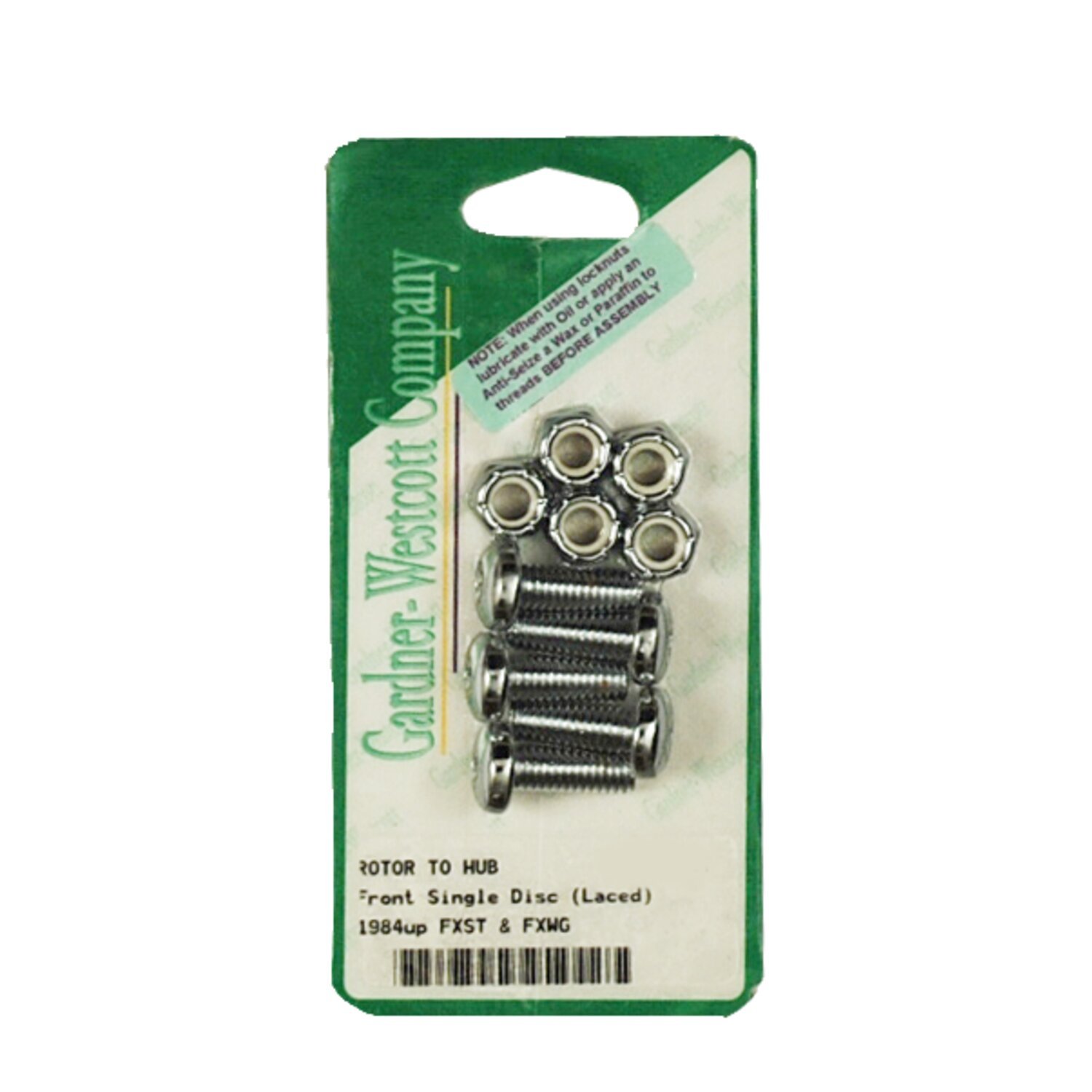 Brake rotor bolt kit, torx