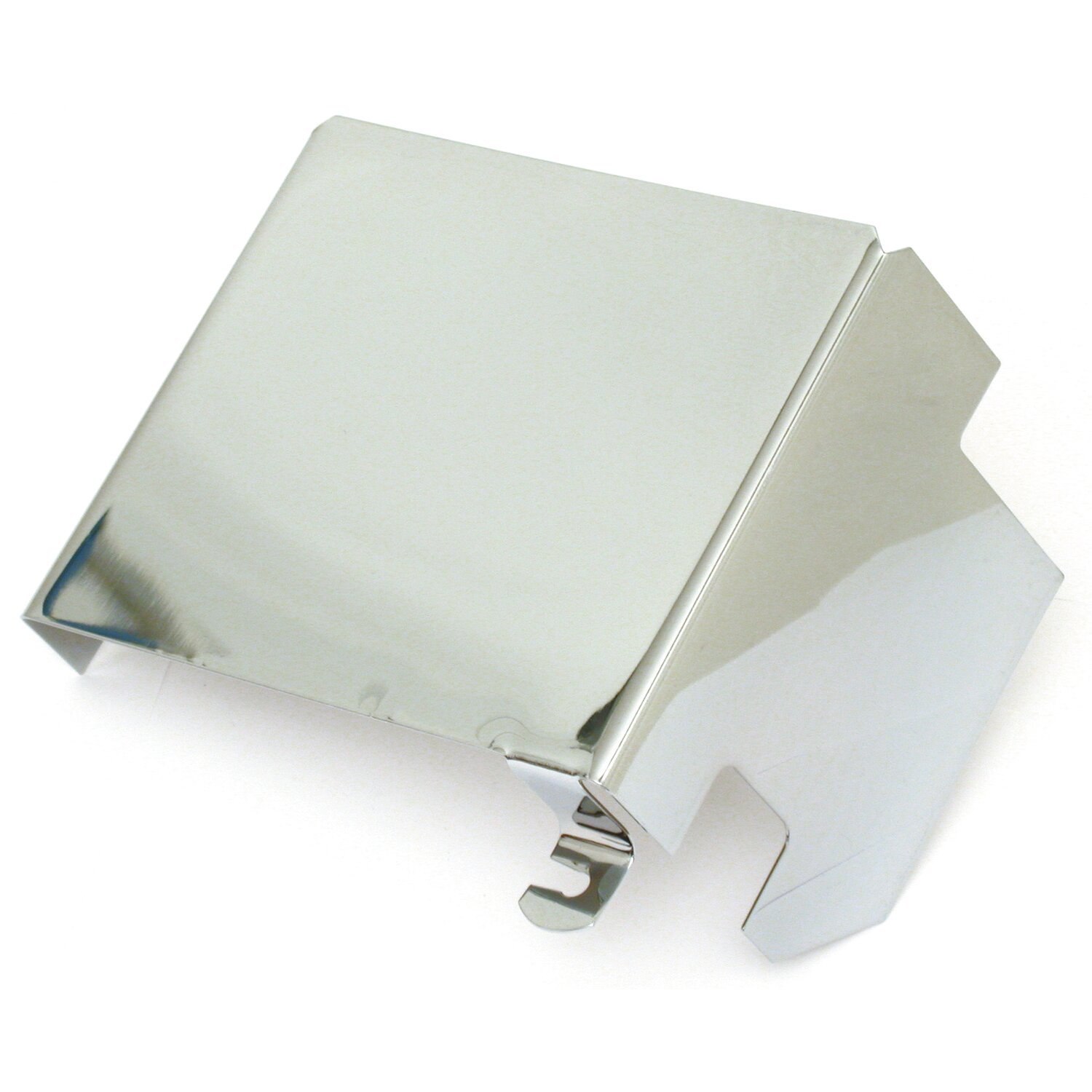 Battery side cover. Chrome. smooth