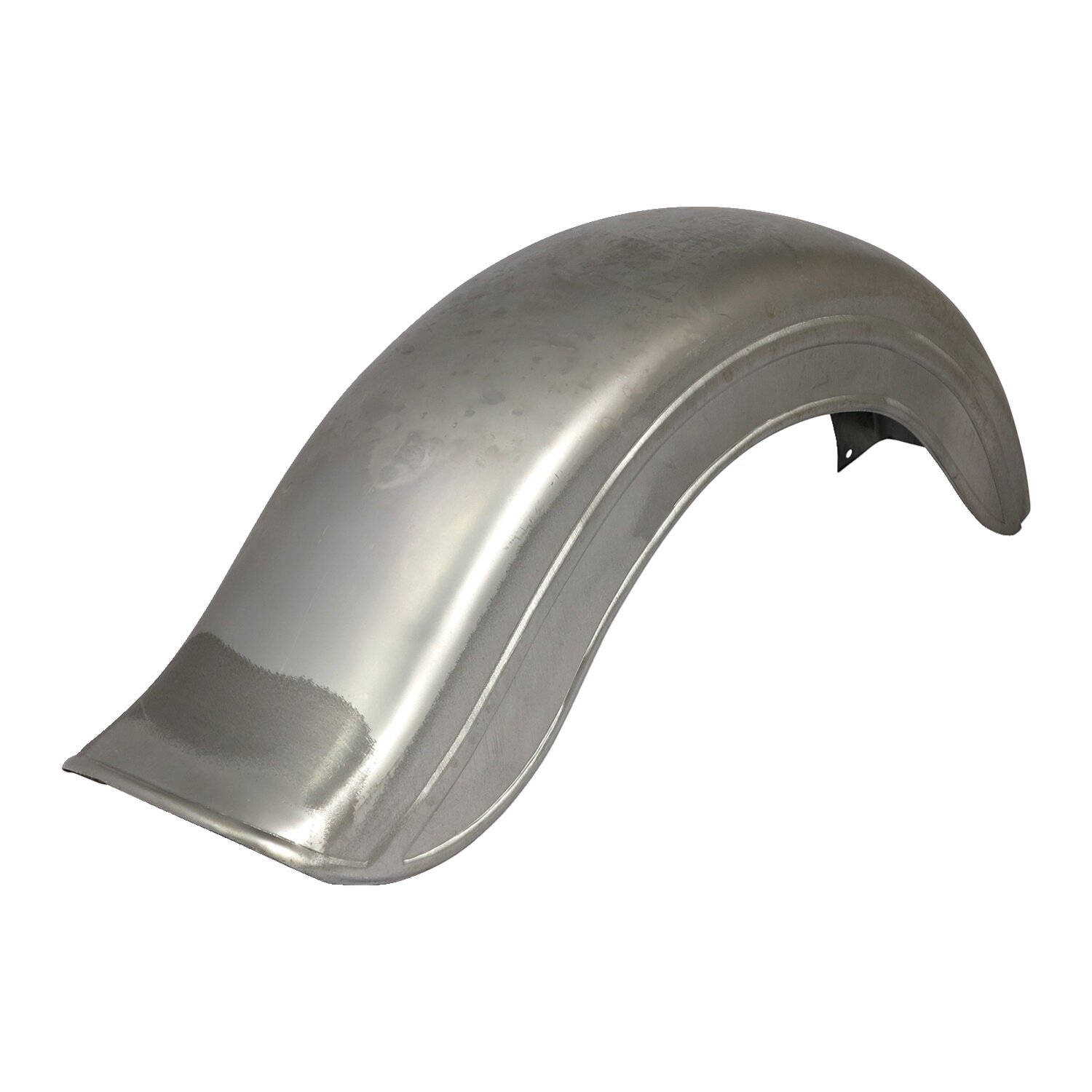 Custom Fat Bob rear fender, left side chain, Unpainted, Raw