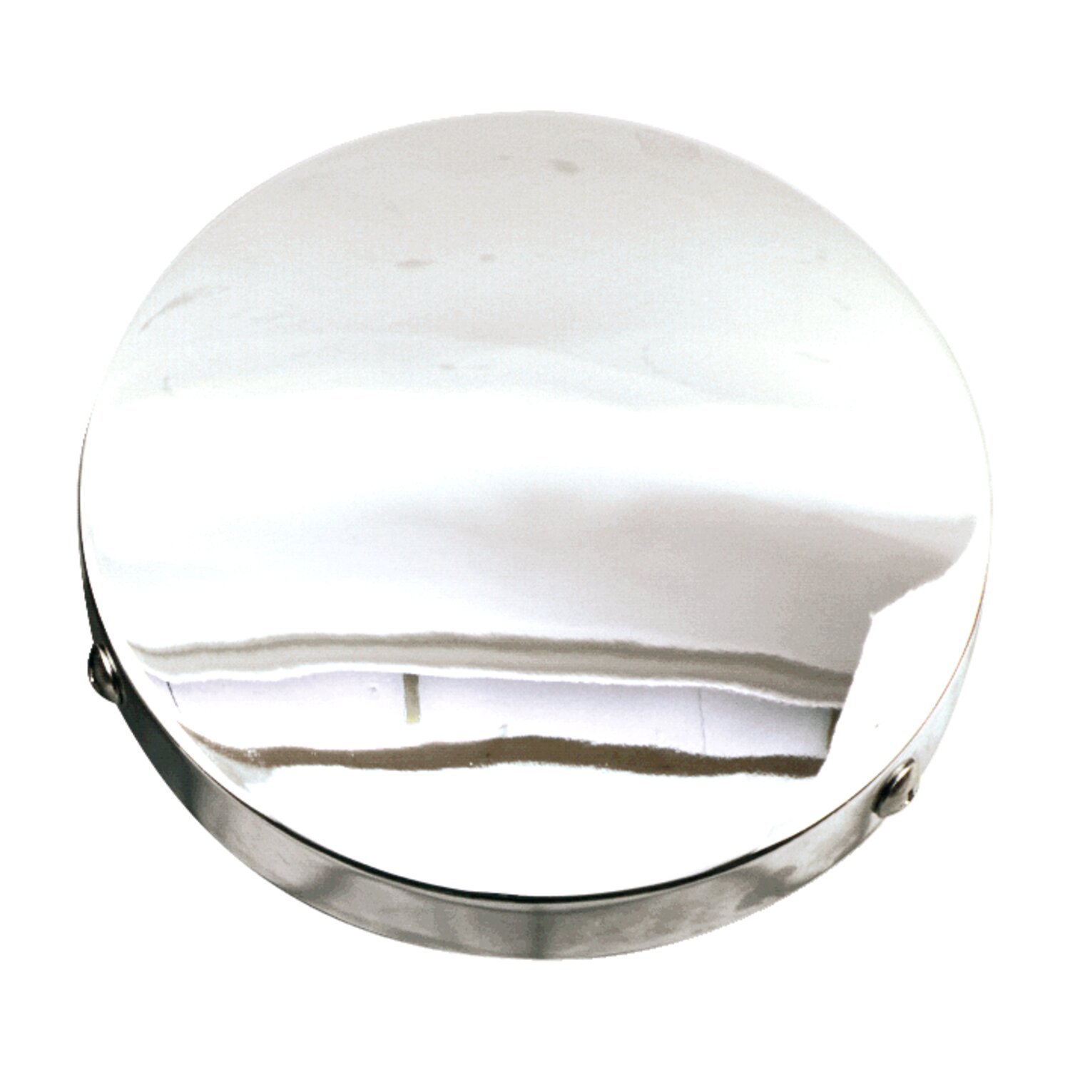Baby moon air cleaner assembly. smooth, Chrome