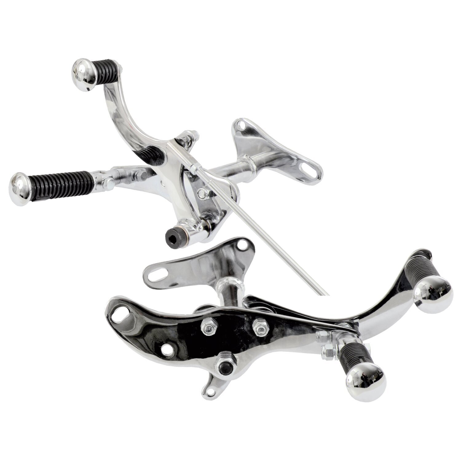 79-E84 XL Sportster forward control kit, Chrome