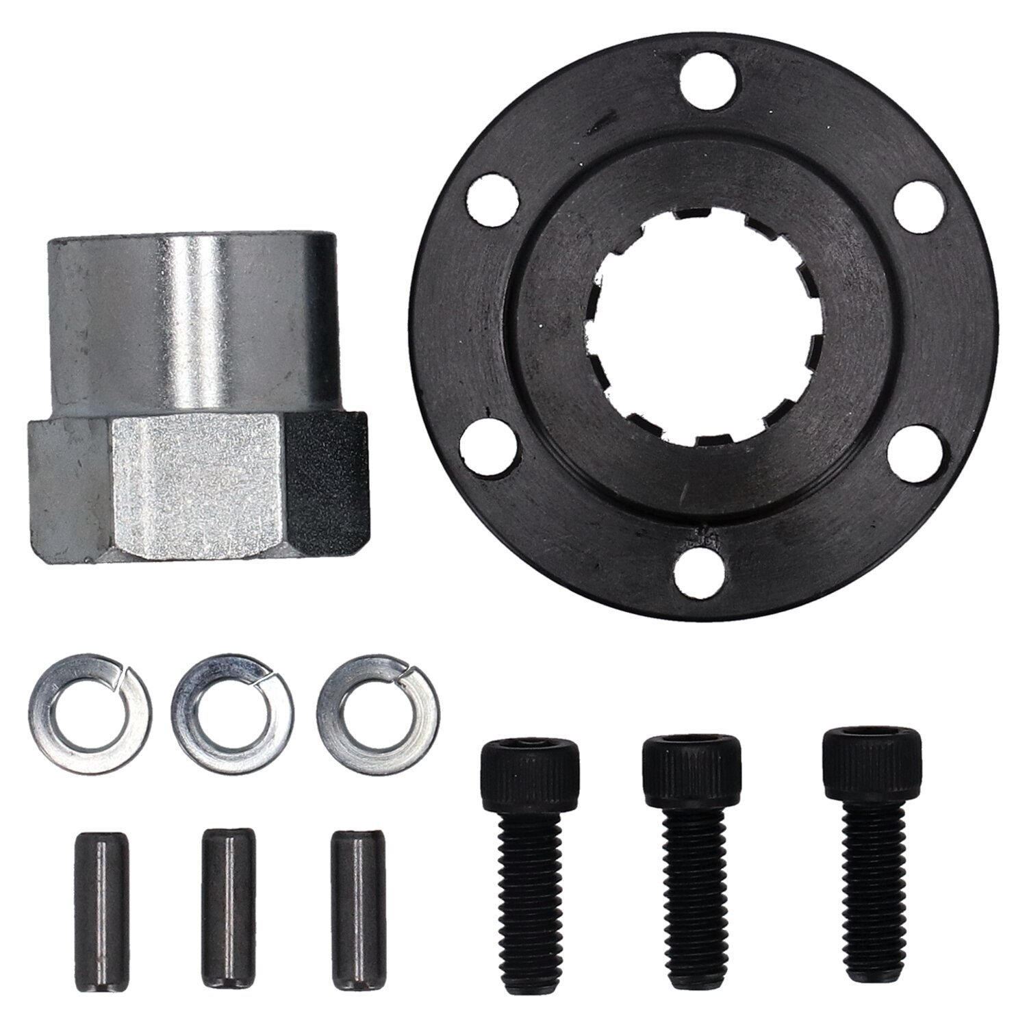 BDL offset pulley insert & nut, 1/4"