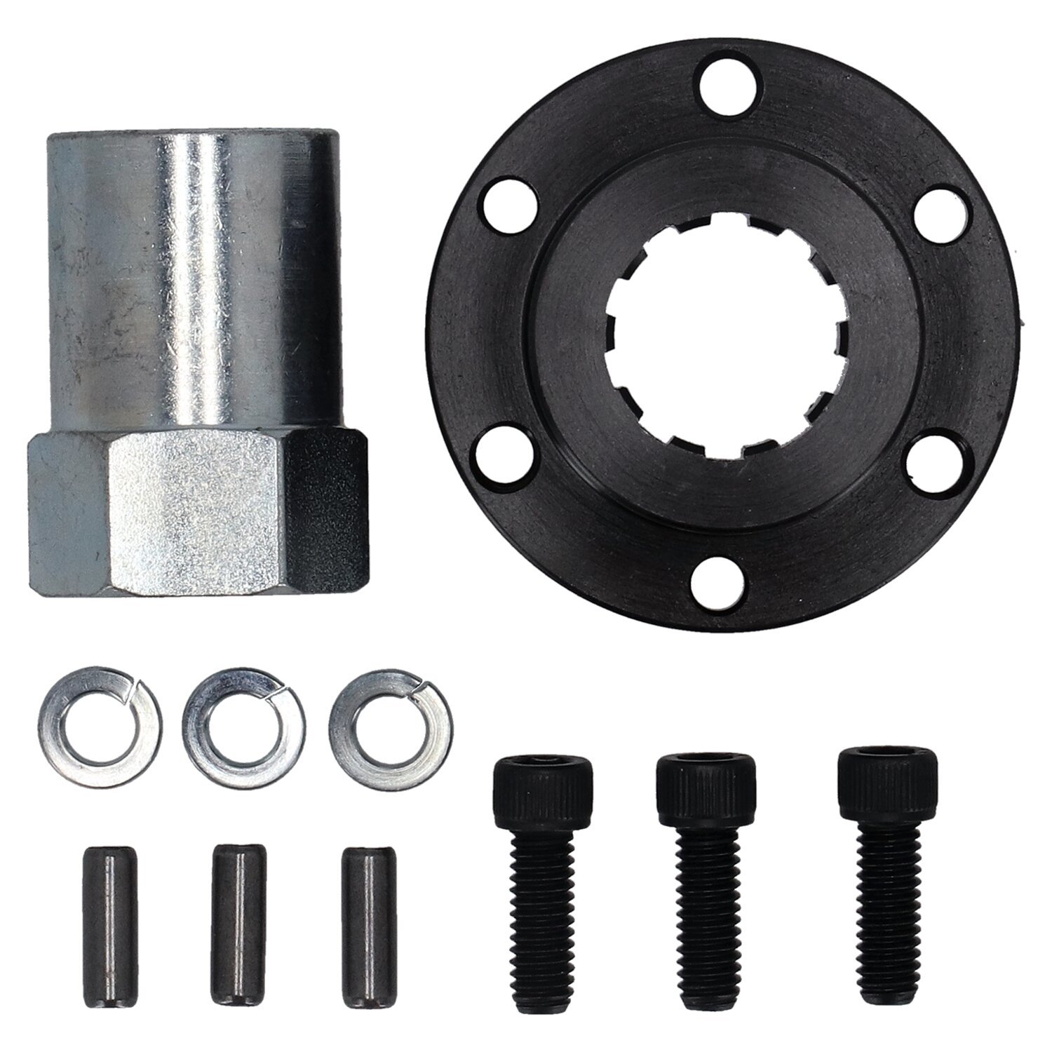 Bdl pulley offset & nut kit, 1 1/4"