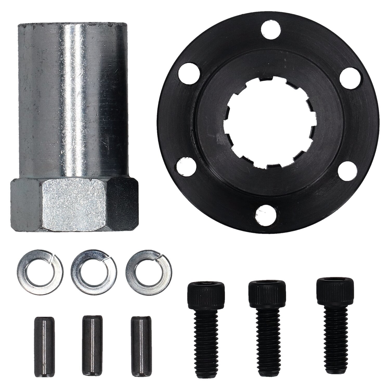 Bdl pulley offset & nut kit, 1 1/2"