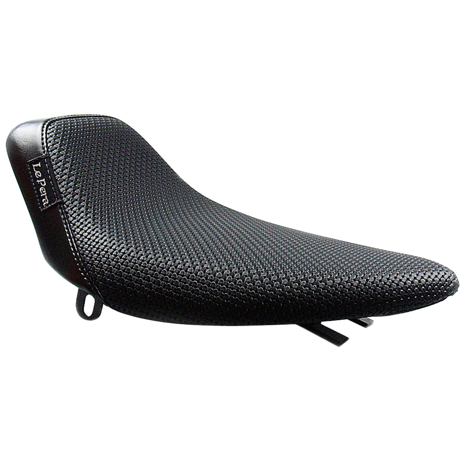 8.75 inch — LePera, Bare Bones solo seat, Black, Basket Weave