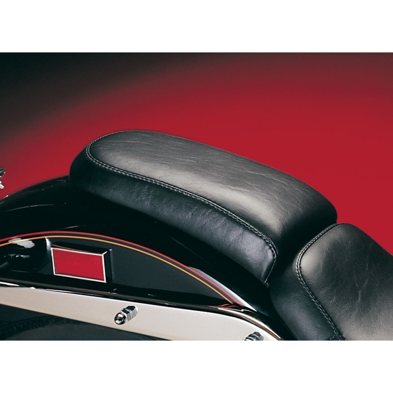 LePera, Bare Bones passenger seat. Smooth, Black, Plain