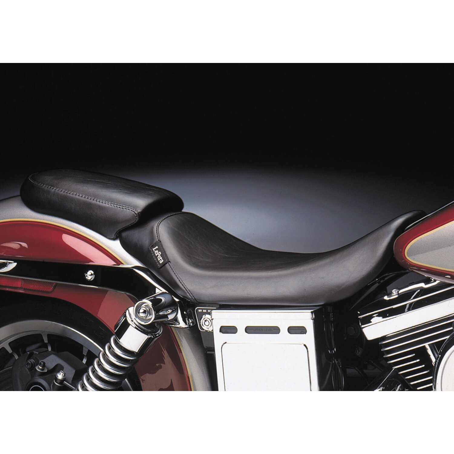 LePera, Bare Bones passenger seat. Smooth, Black