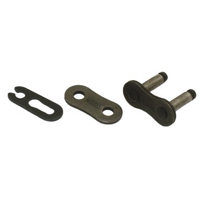 Connecting link (CLS pf) with clip, shouldered pin, press fit