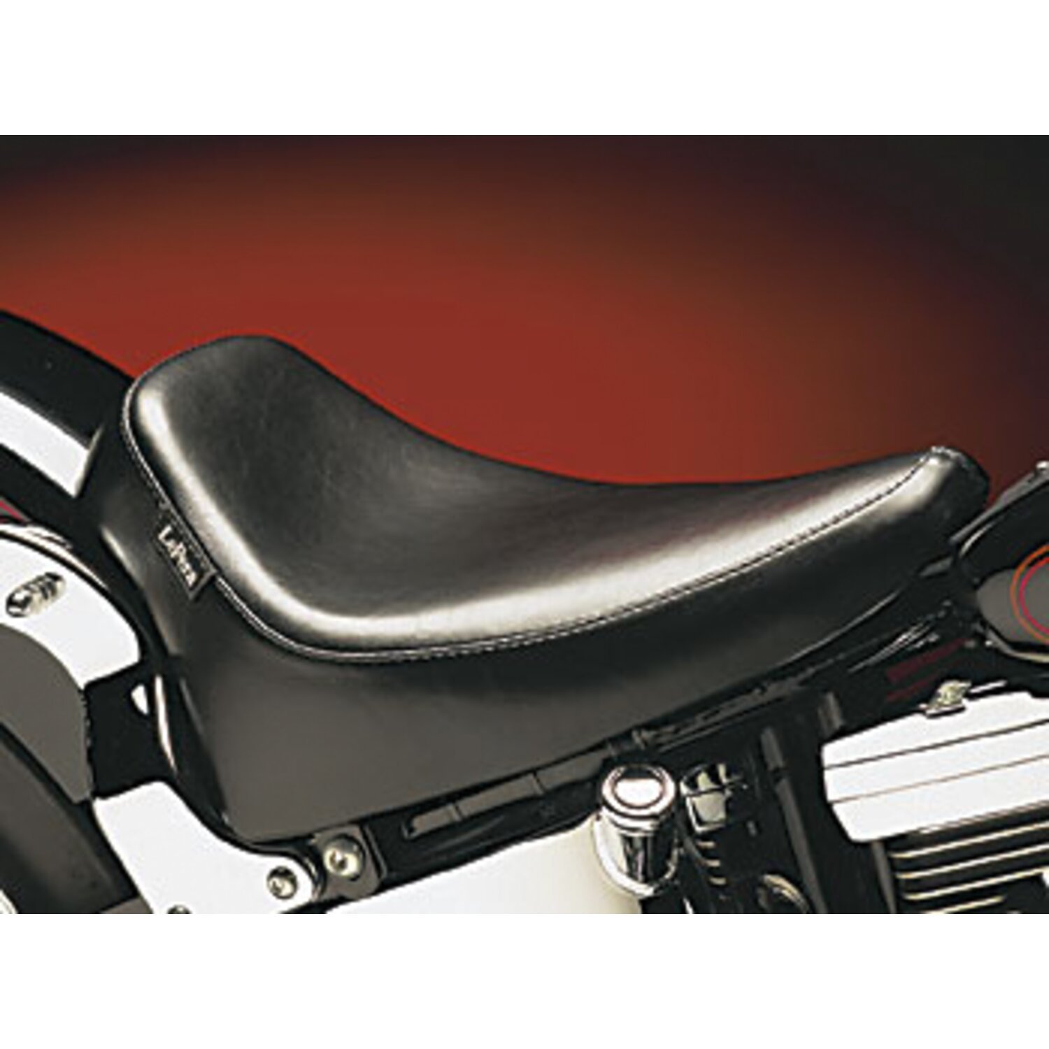 12 inch — LePera, Silhouette Deluxe solo seat. Smooth, Black