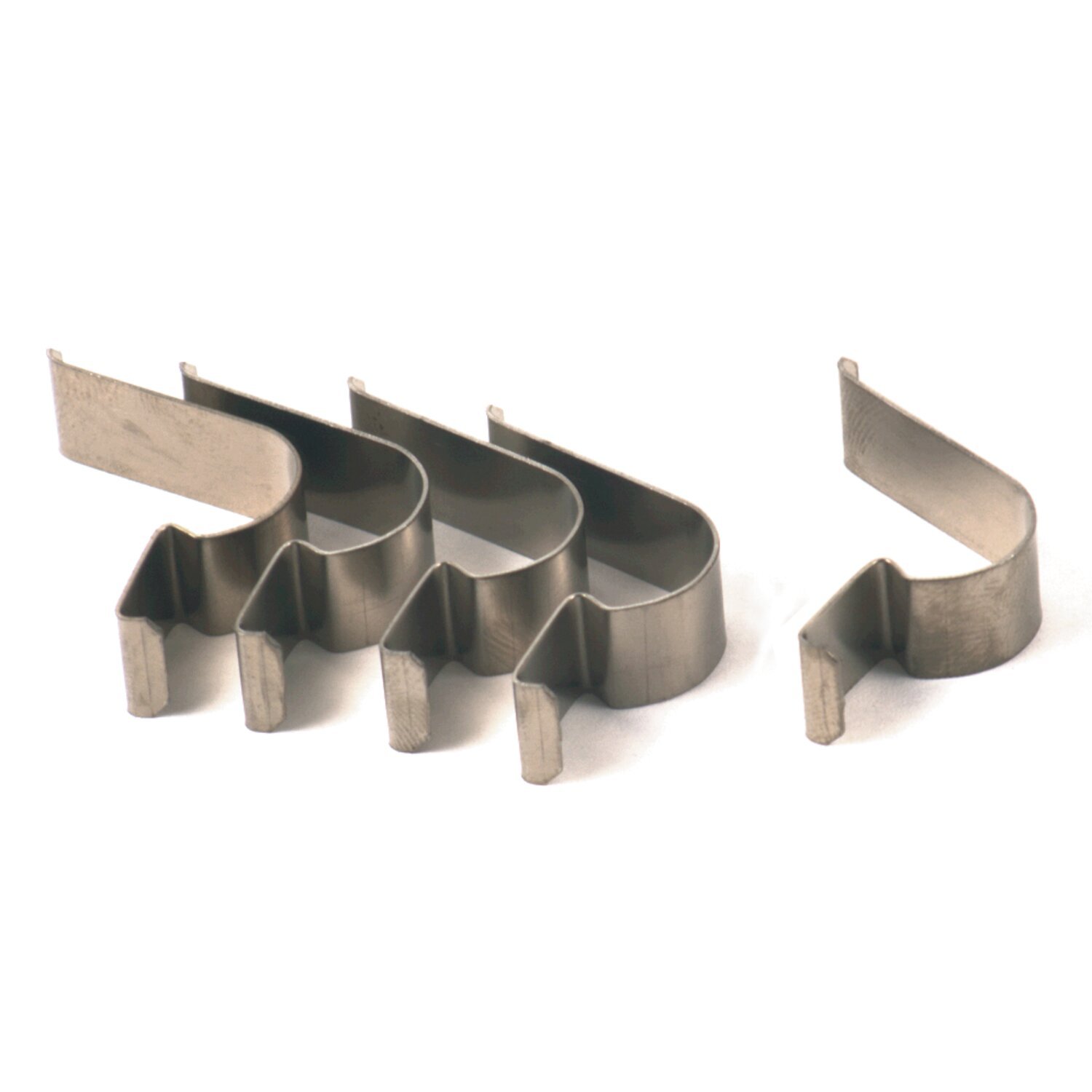 Spring clip, brake caliper. Front