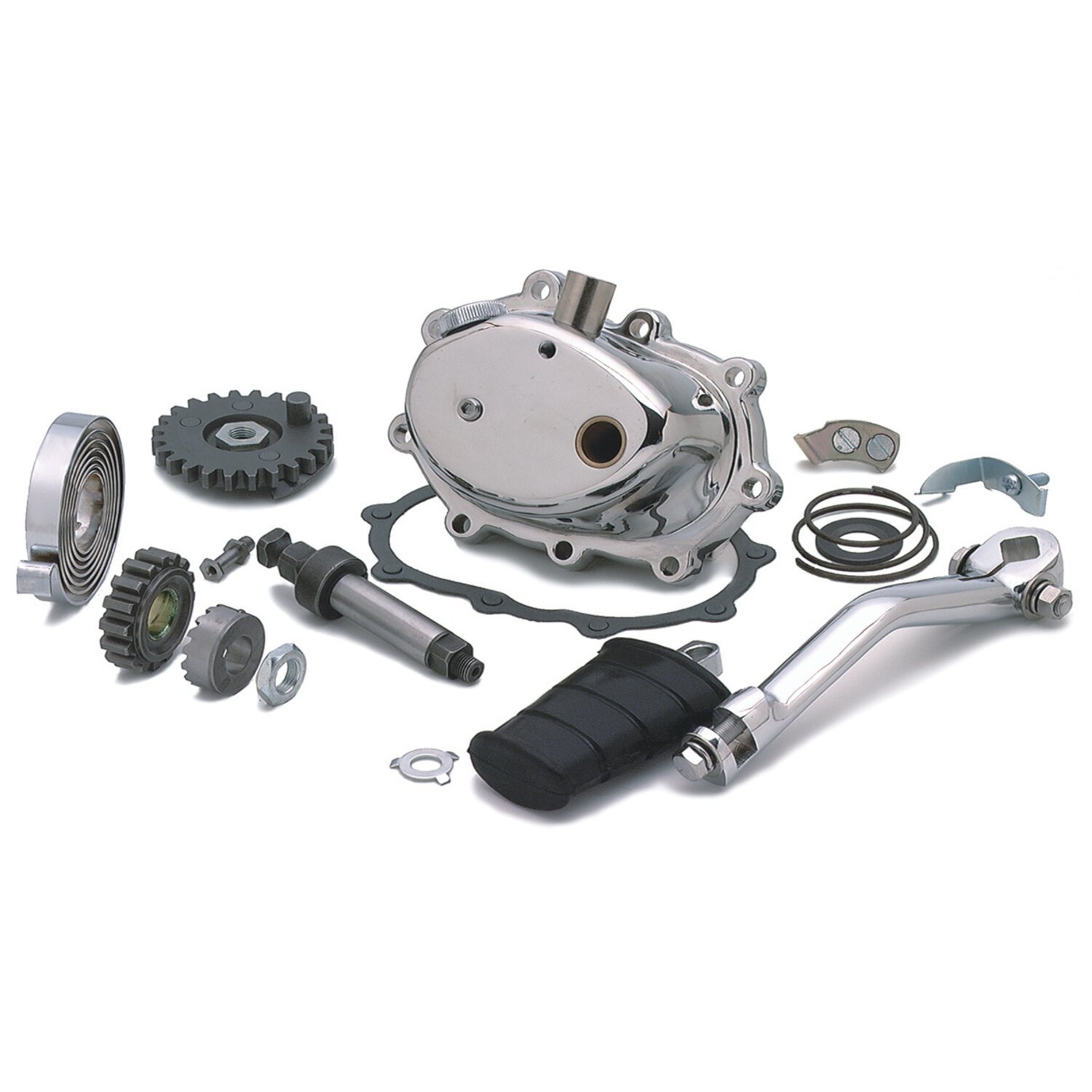 Kickstart kit, 4-speed, Chrome