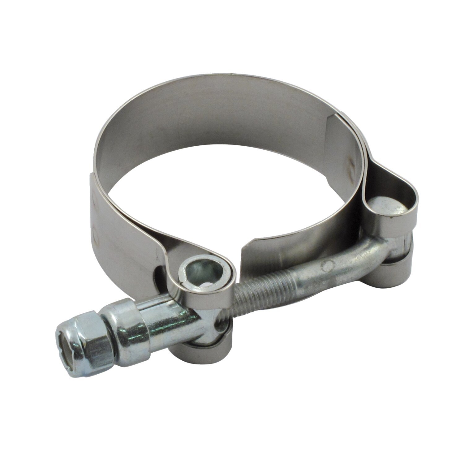 Paughco, XL Sportster custom header clamp. Stainless