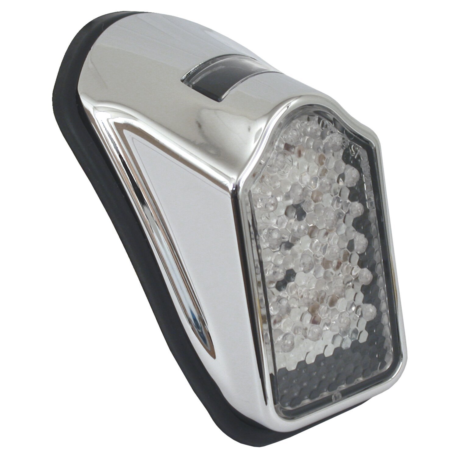 Mini LED Tombstone taillight, Red, Chrome