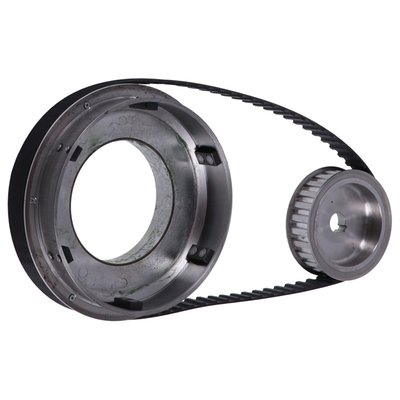 24/48 drive ratio with 80 tooth belt. Designed for 45" Flatheads equipped with a side car. For those who want to turn the primary chain to a belt drive system. Includes both pulleys and belt. 

Note: See 506926 for replacement belt only.