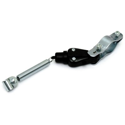 Universal, mechanical operated, rear brake light switch for applications where a hydraulic operated switch cannot be used like models with rear drum brakes.