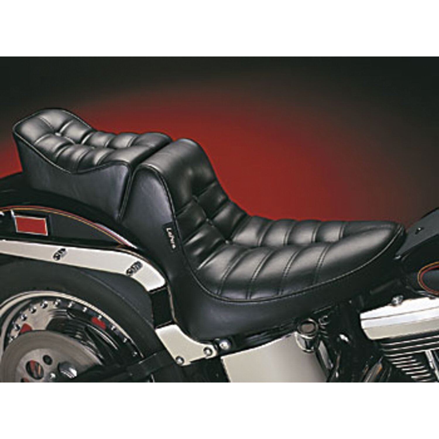 LePera, Regal 2-up seat, Black, Pleated