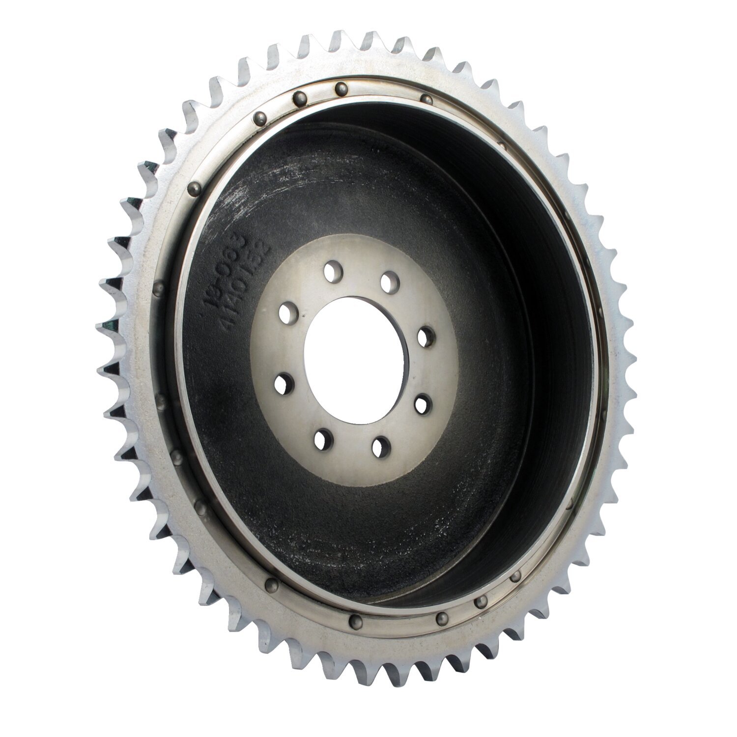 Sportster rear brake drum & sprocket, Chrome