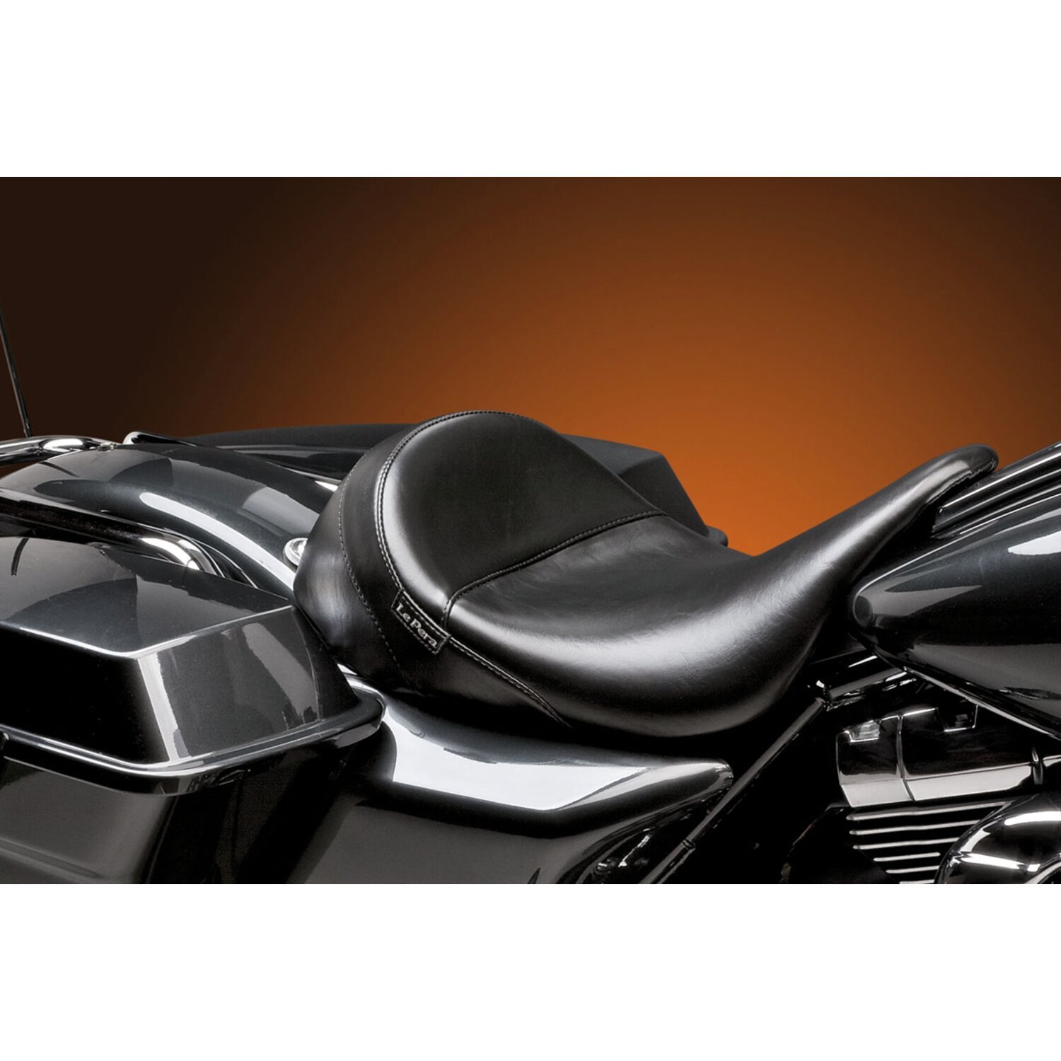 LePera, Aviator solo seat. Black, smooth