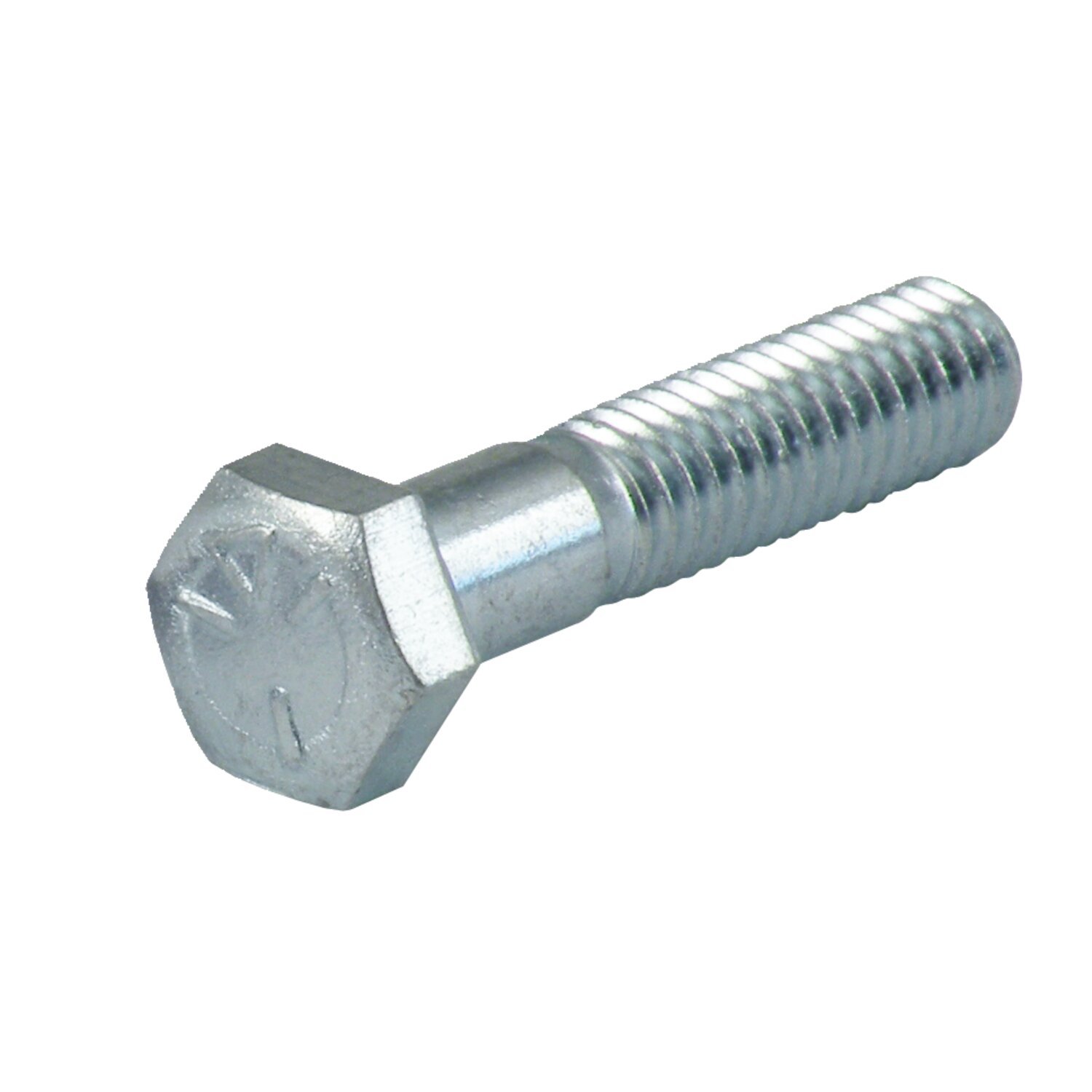 5/8-18 x 2 inch hex bolt zinc, Silver