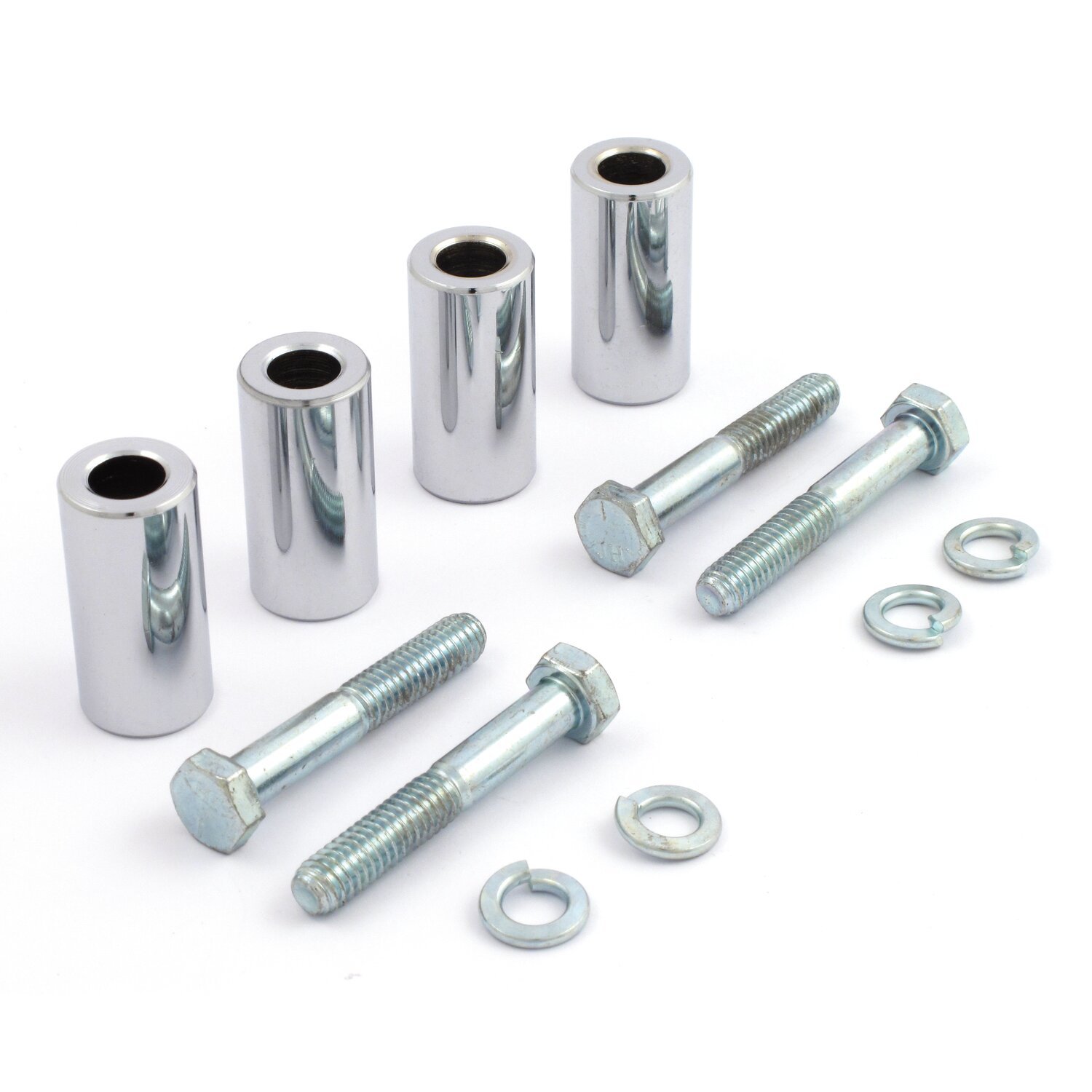 Narrow to Wide Glide fender kit, Chrome