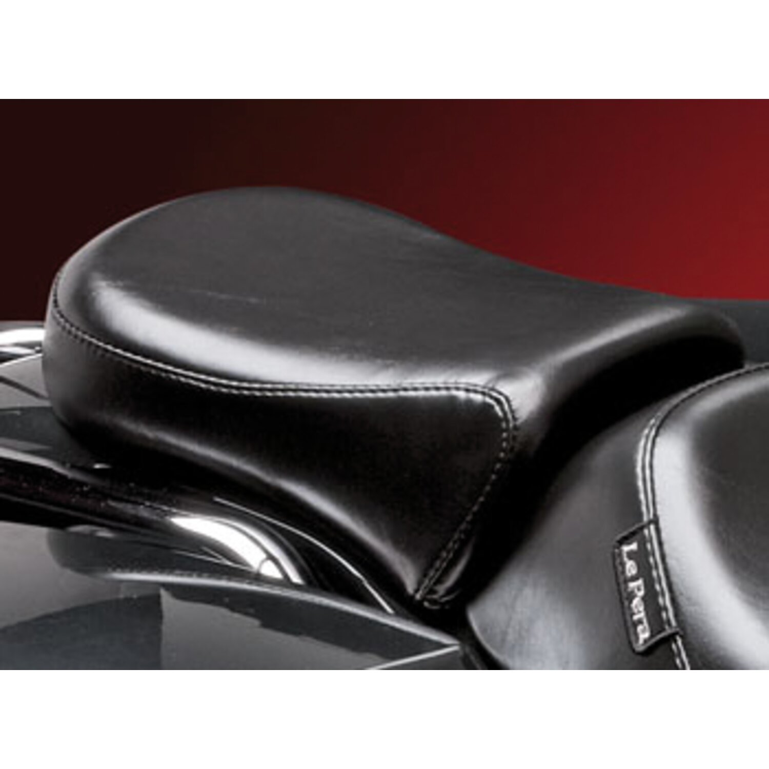 LePera, Bare Bones passenger seat. Smooth, Black