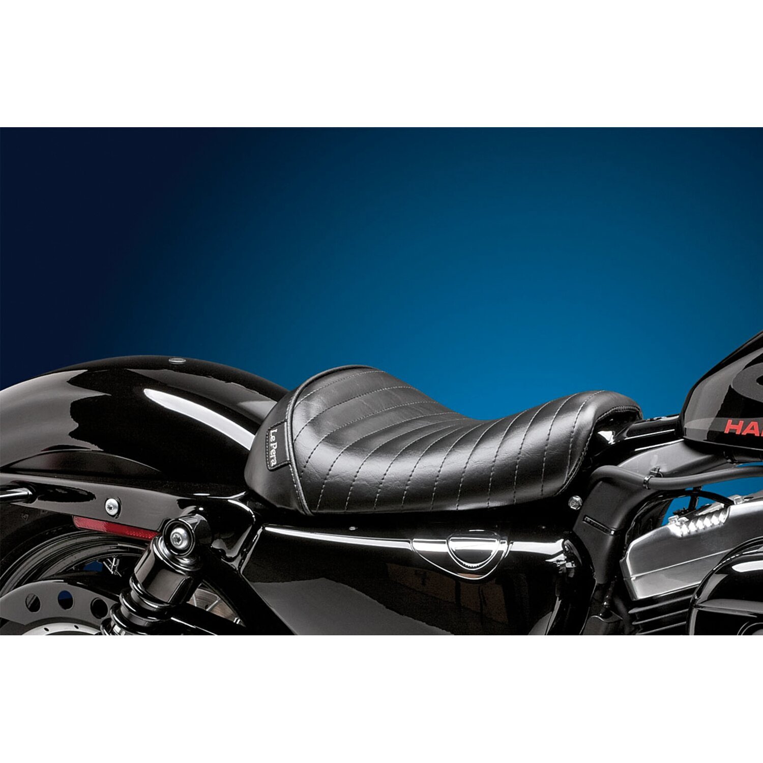 LePera, Bare Bones solo seat, Black, Pleated