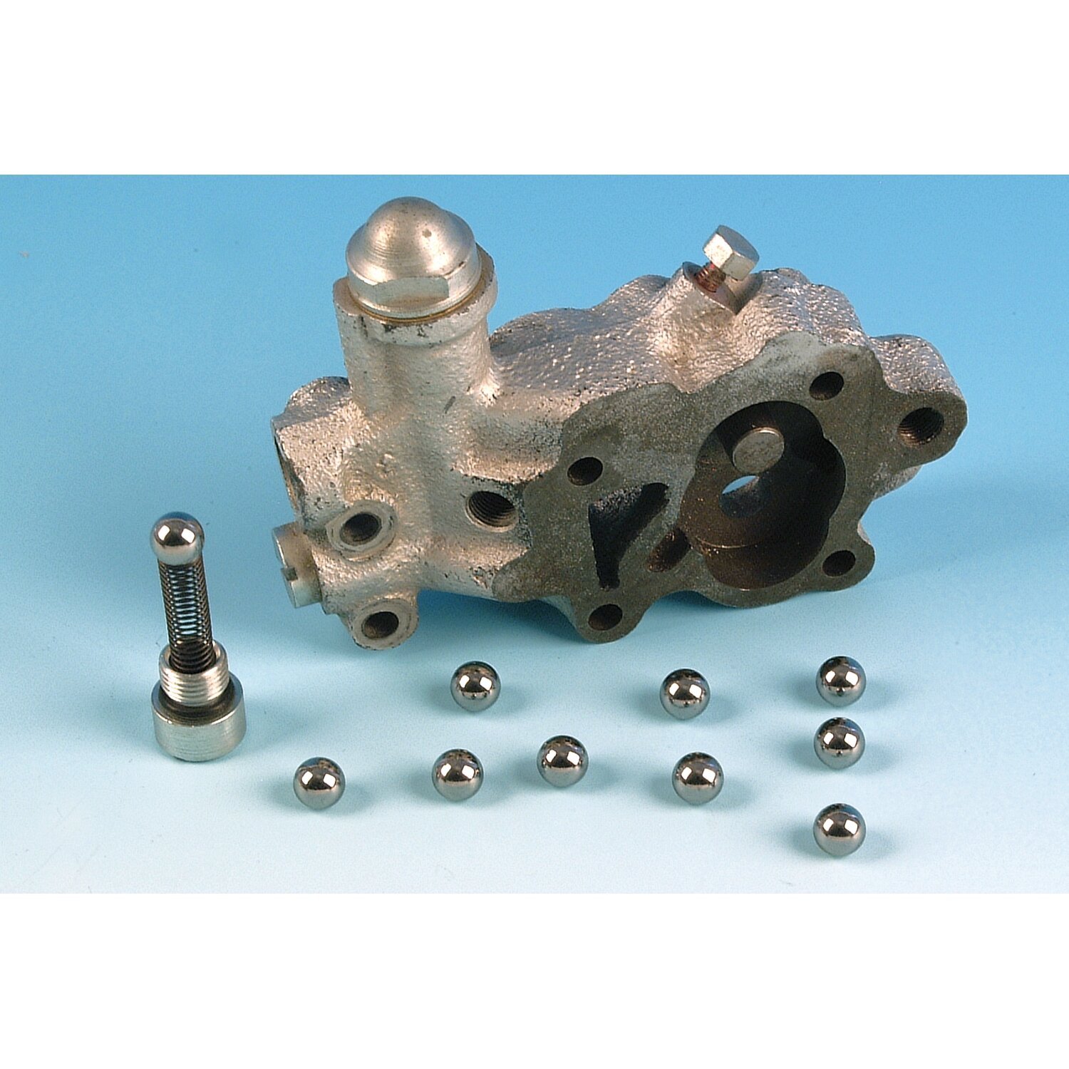 James, oil pump check valve/clutch/cam balls