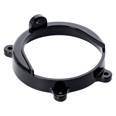 Aluminum alternator cover. Protects alternator when riding with open belt. With belt shroud mount.