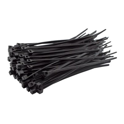 Quality nylon cable straps, cable ties, tie wraps or ty-raps, tie rips or whatever you like to call these nifty fasteners. Nobody can do without these. Perfect for routing all types of cables, electrical wiring and more. ISO 9001 manufactured and ROHS compliant. 

Note: Length mentioned is approximately and for reference only.