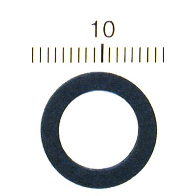 Used with stock Kayaba lower fork sliders. 
Seal washer used between lower fork slider and damper tube mount bolt on stock Kayaba forks. 
OEM replacement reference 45992-73. 