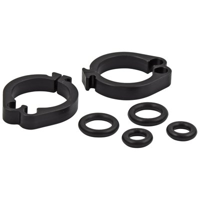 Black plastic, fits 1 inch handlebars, takes both throttle & idle cable