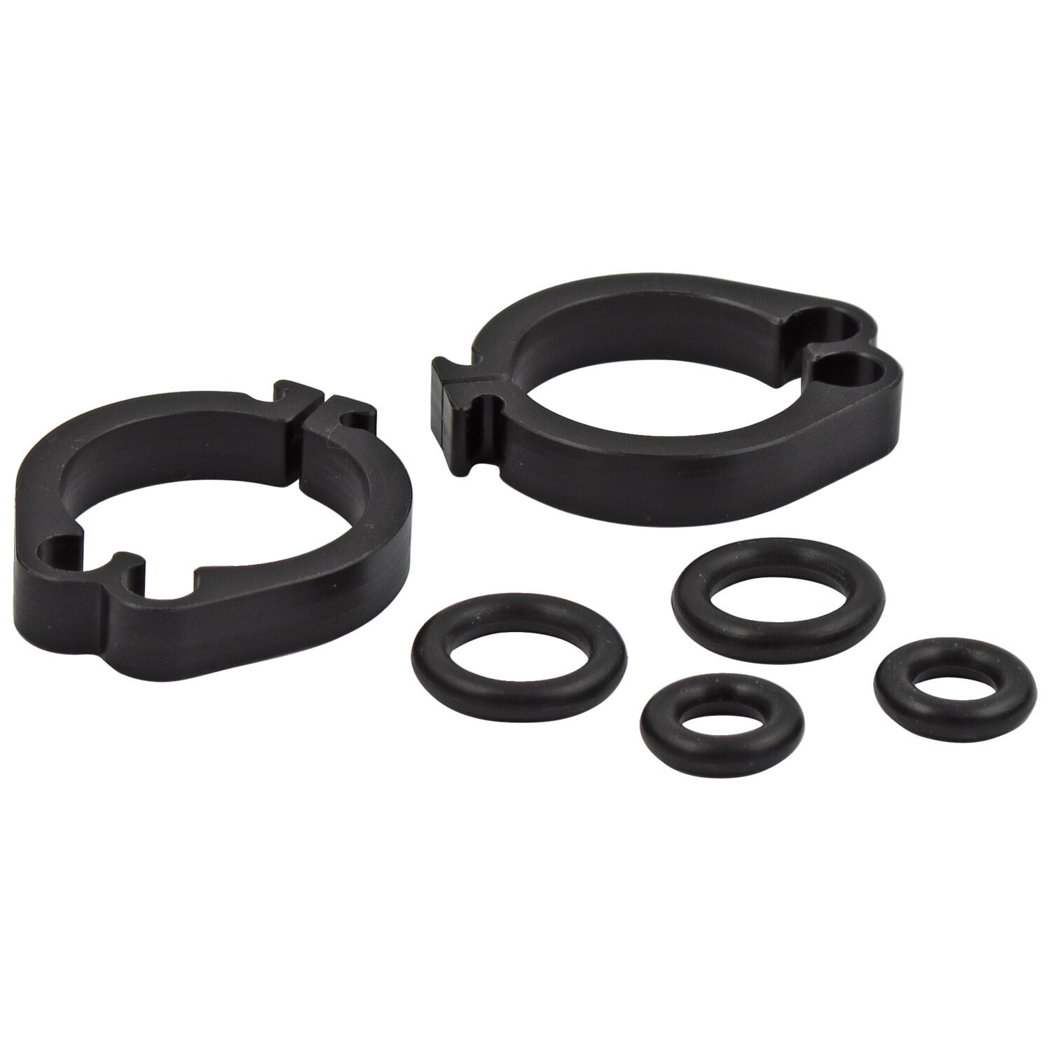 Throttle/Idle cable clamps, Black