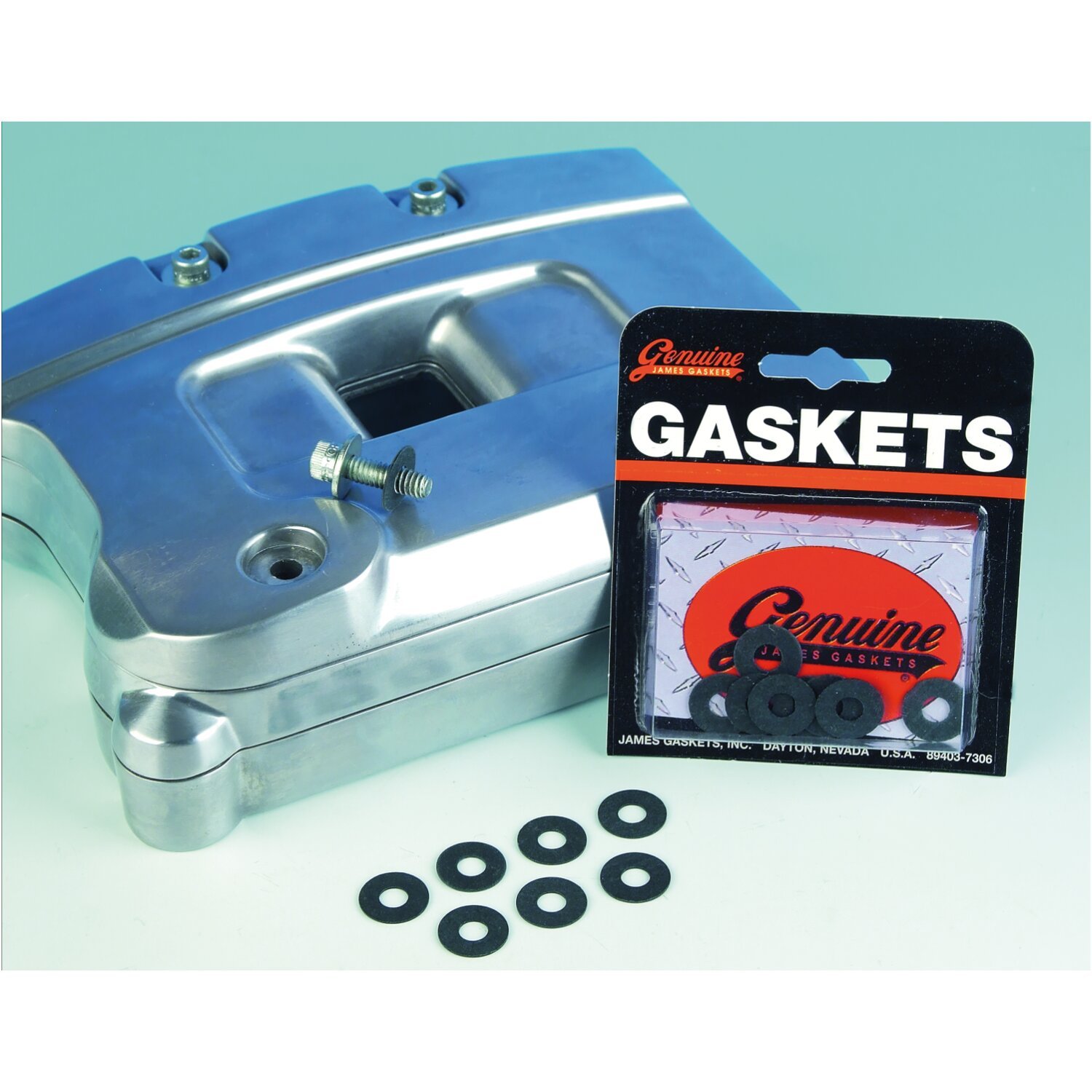 James, rocker box cover seal washer kit. Fiber