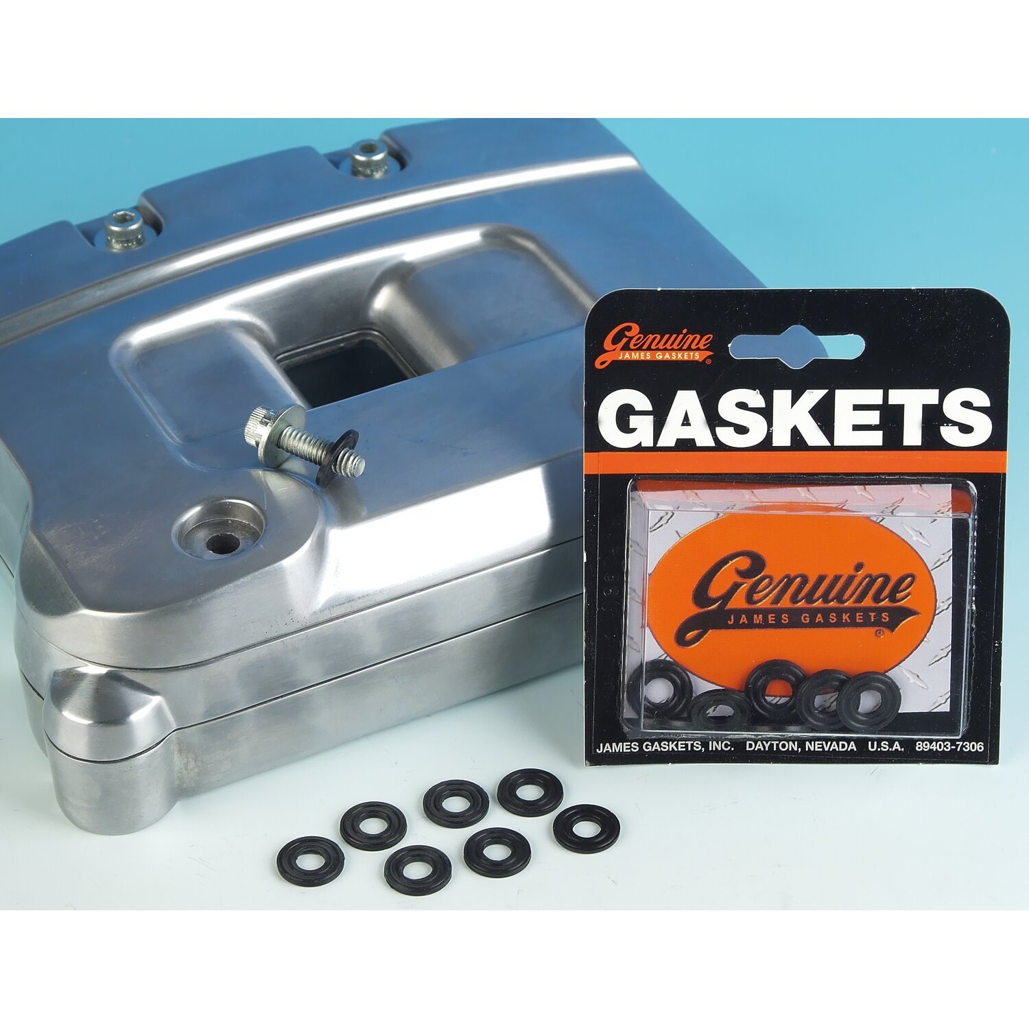 James, rocker box cover seal washer kit. RCM