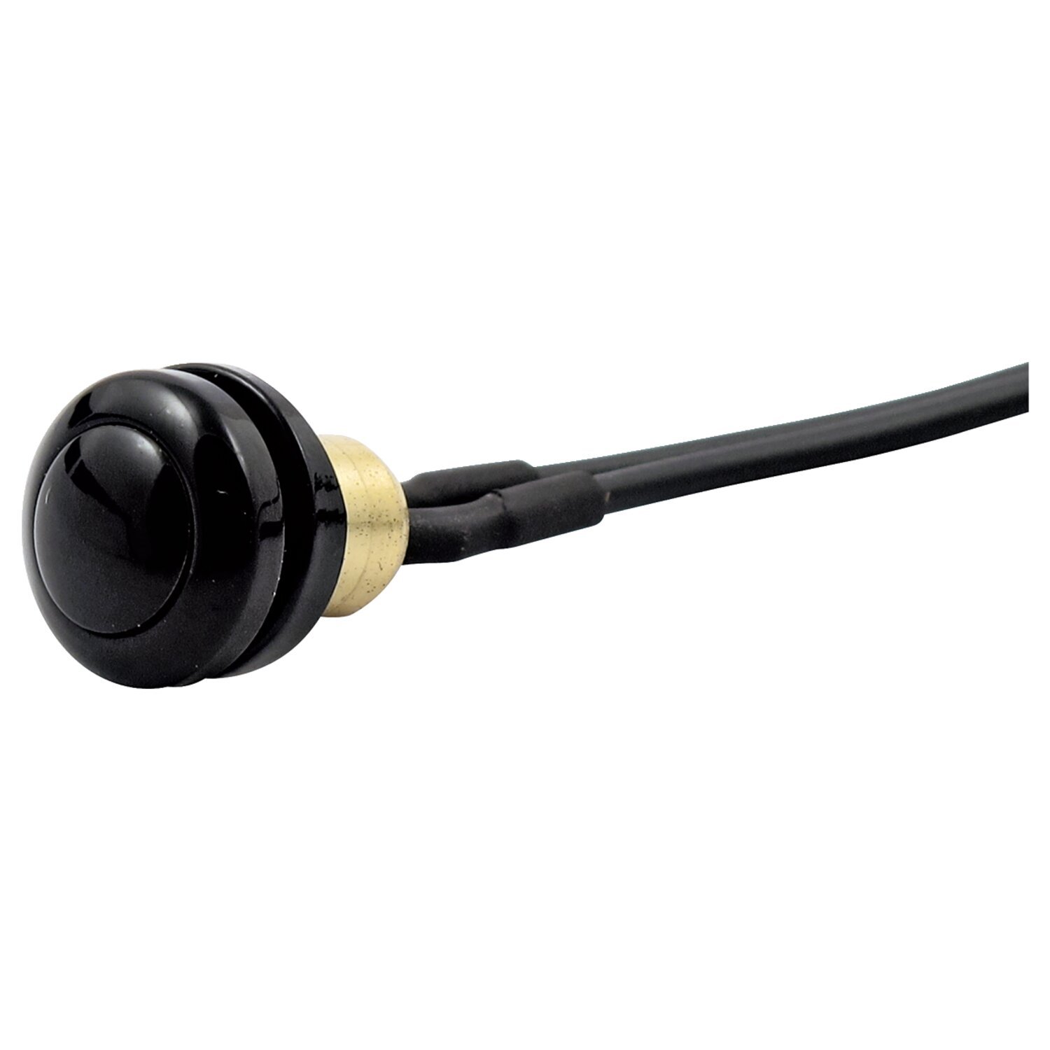 Smooth push button switch, Black