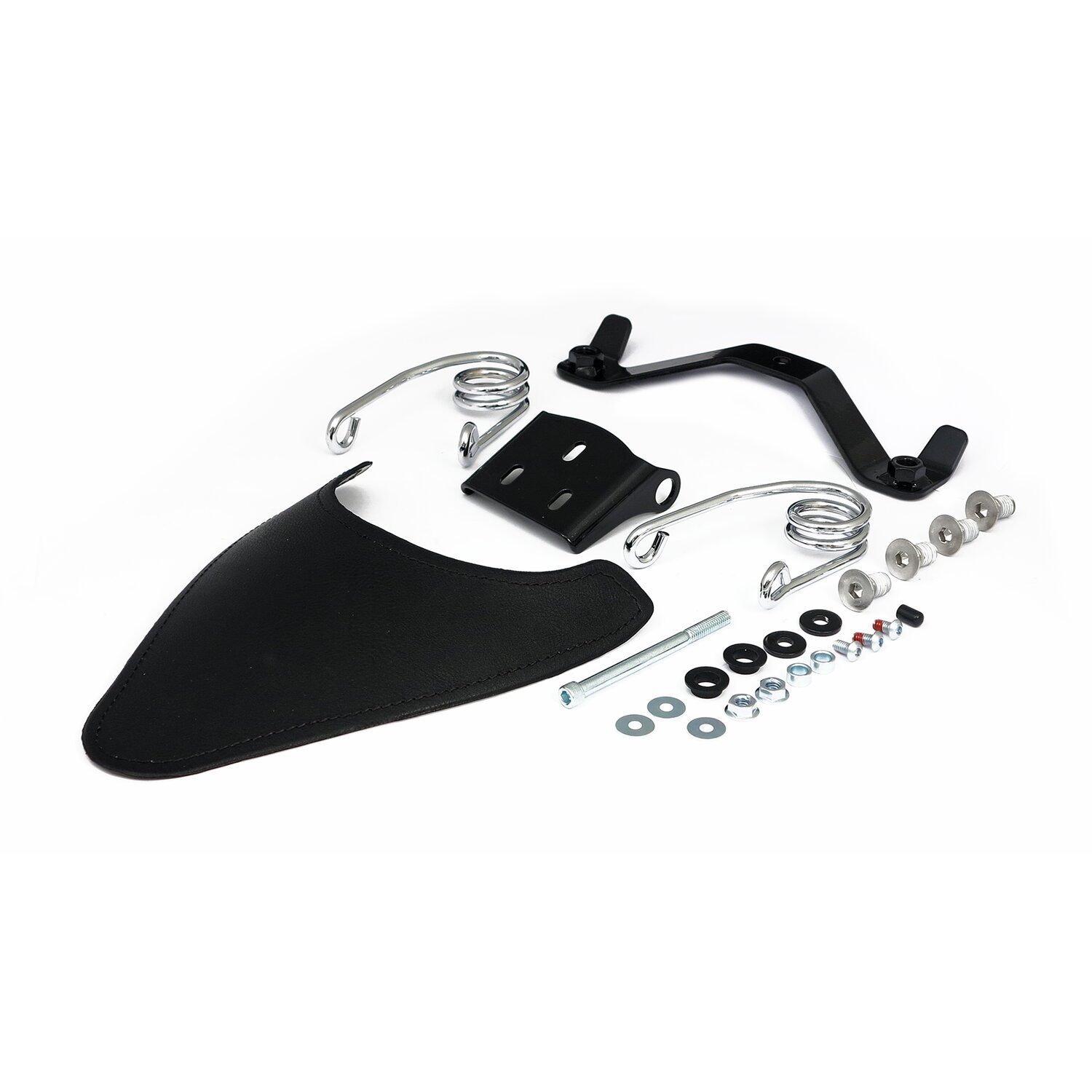 XL Sportster solo seat conversion mount kit. reproduction, Black, Plain